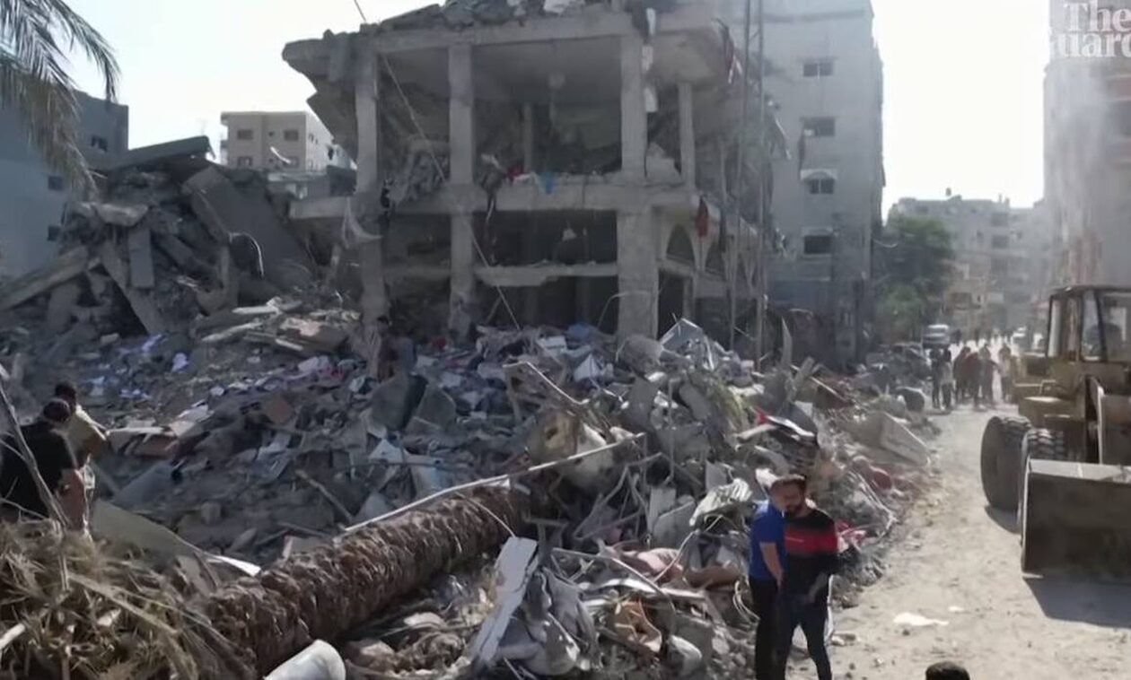 Γάζα: Πλάνα από drone δείχνει τις συνέπειες του χτυπήματος στον προσφυγικό καταυλισμό Nuseirat