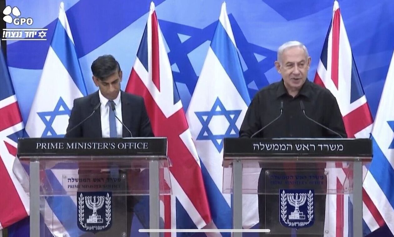 Σούνακ προς Νετανιάχου: Θα σταθούμε στο πλευρό σας, θέλουμε να νικήσετε