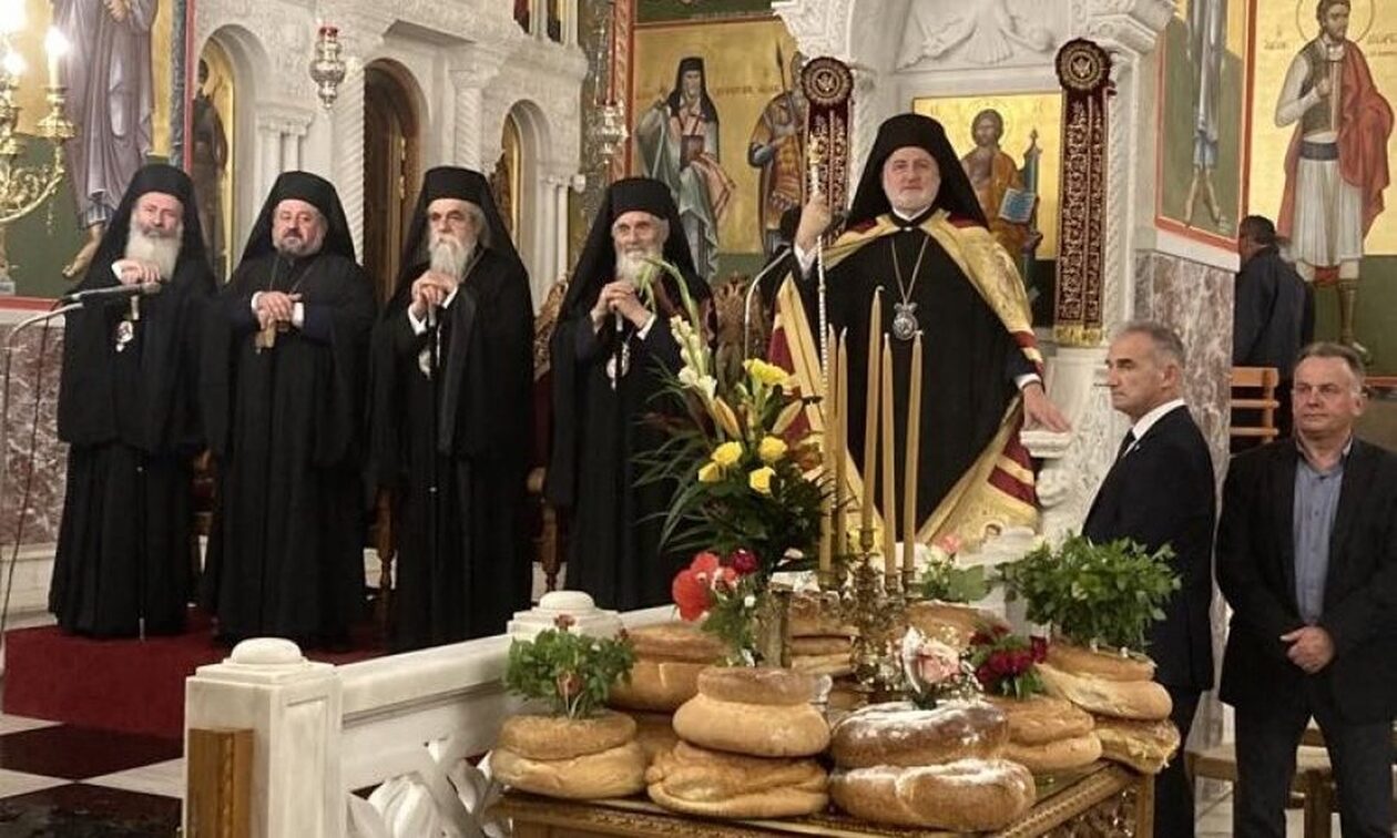 Άγιος Γεράσιμος: Πανηγυρική Πολυαρχιερατική Θεία Λειτουργία στην Κεφαλονιά