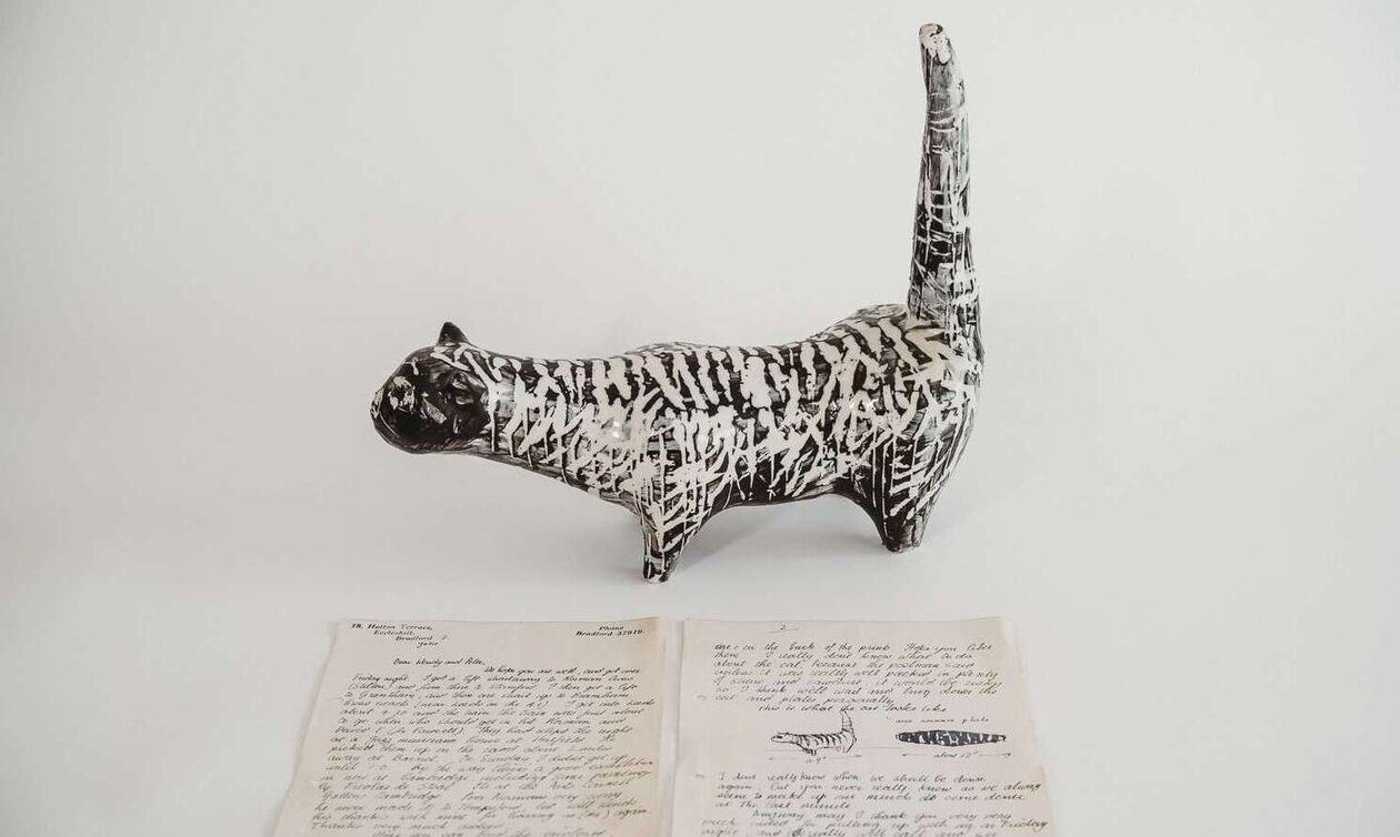 Πήλινη γάτα αναμένεται να πιάσει 40.000 λίρες Αγγλίας σε δημοπρασία