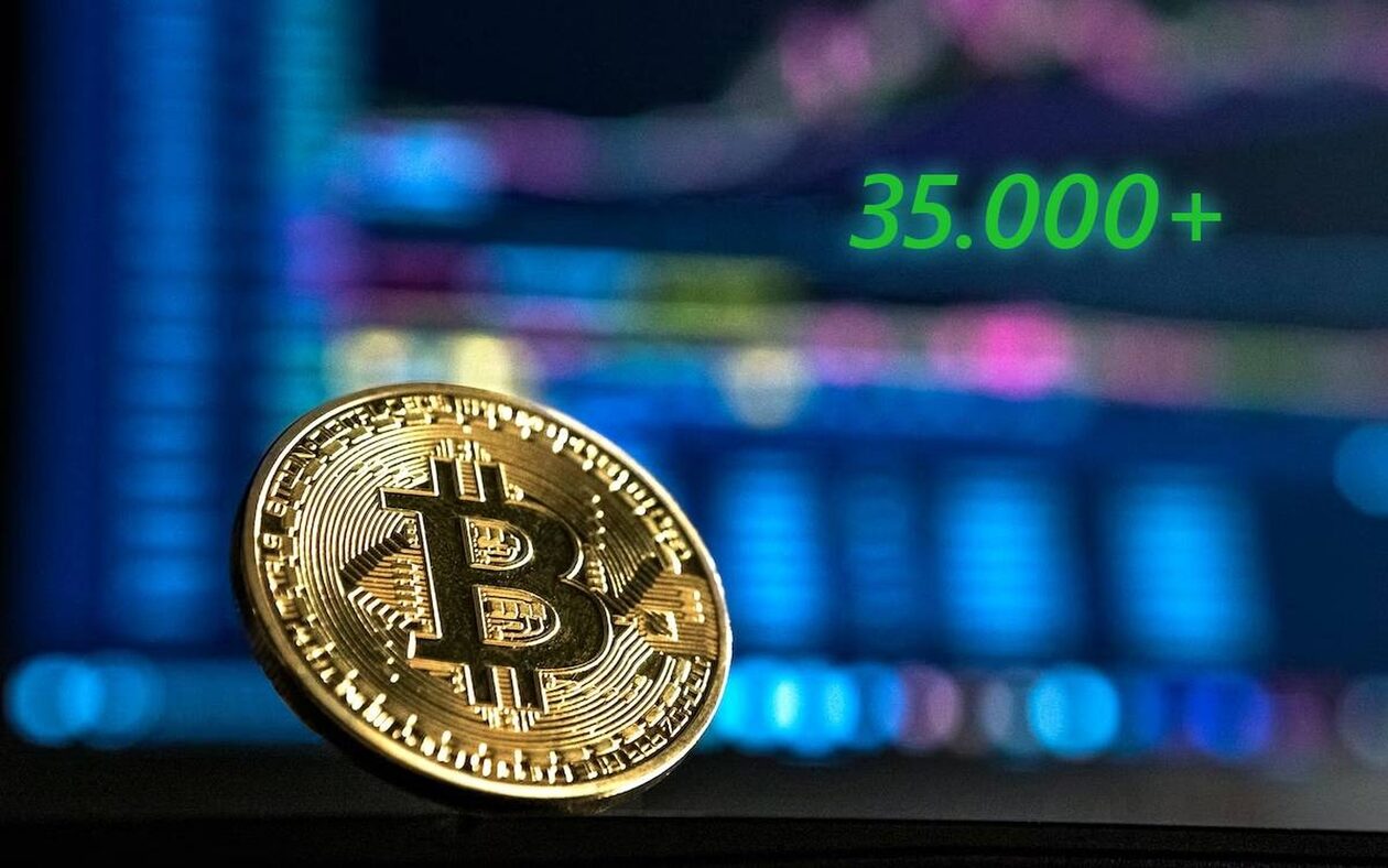 Κρυπτονομίσματα: Πάνω από 35.000 το υψηλότερο άλμα του 2023 για το Bitcoin