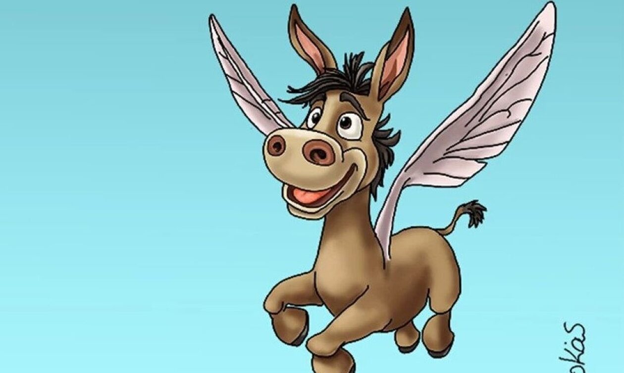 Αρκάς: Το σκίτσο για τον ΣΥΡΙΖΑ με τον γάιδαρο που πετάει