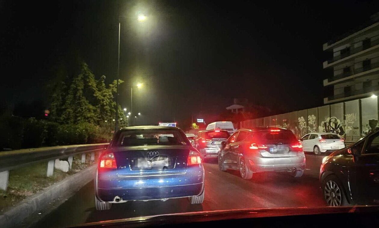 Μεγάλο μποτιλιάρισμα στον Κηφισό από τις 06:30 το πρωί!