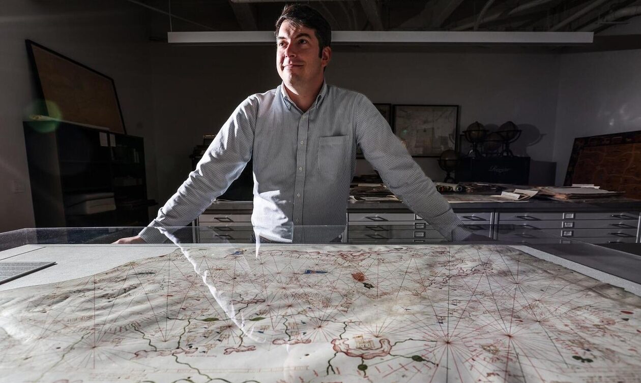 Ναυτικός χάρτης από κατοικία της οικογένειας Γκέτι αποδείχθηκε θησαυρός του 14ου αιώνα