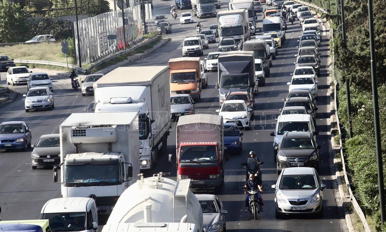 Κίνηση τώρα: Καθυστερήσεις στον Κηφισό – Δείτε χάρτη