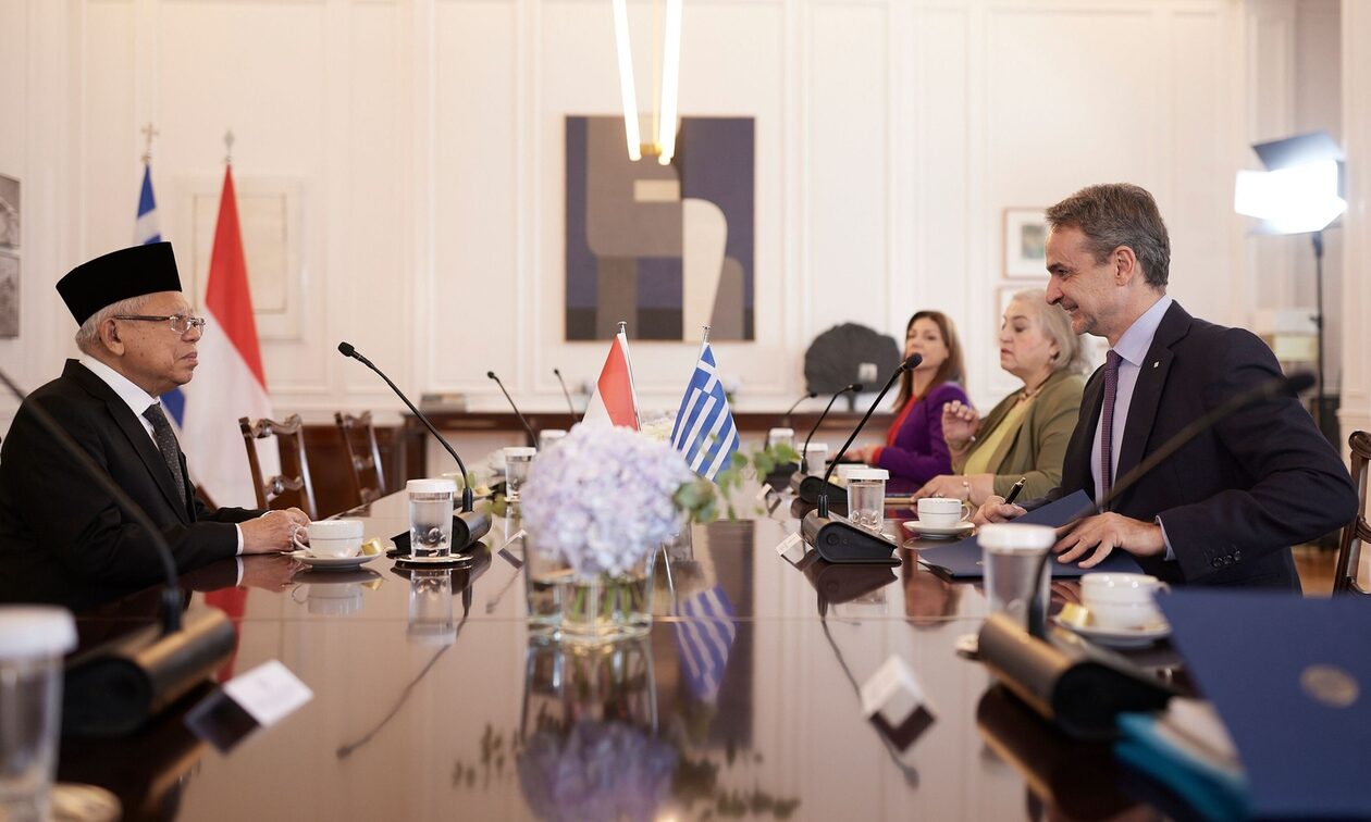 Μητσοτάκης και αντιπρόεδρος Ινδονησίας εξέφρασαν βούληση για ενίσχυση των διμερών σχέσεων