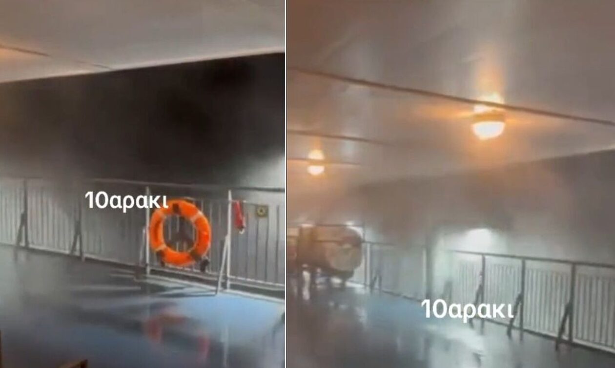 Βίντεο που «κόβει» την ανάσα – Πλοίο στην Ηγουμενίτσα δίνει μάχη με 10 μποφόρ