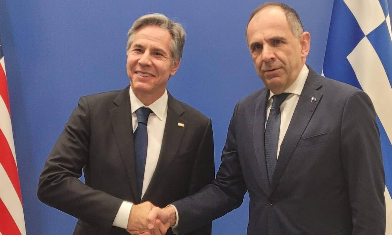 Γεραπετρίτης και Blinken επιβεβαιώνουν το άριστο επίπεδο των σχέσεων Ελλάδας και ΗΠΑ
