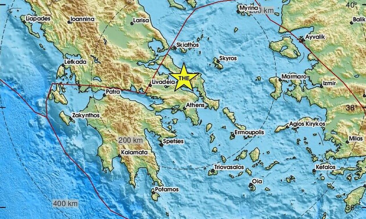 Διπλός σεισμός κοντά στη Χαλκίδα – Αισθητός στα Ψαχνά