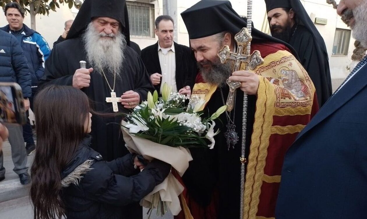 H Εορδαία υποδέχτηκε τον νέο Μητροπολίτη Φλωρίνης Ειρηναίο (vid)