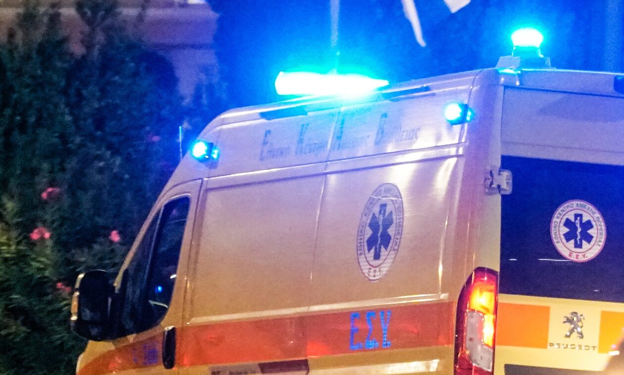 Tροχαίο στο Ηράκλειο: Στο νοσοκομείο με βαριά τραύματα οδηγός μηχανής