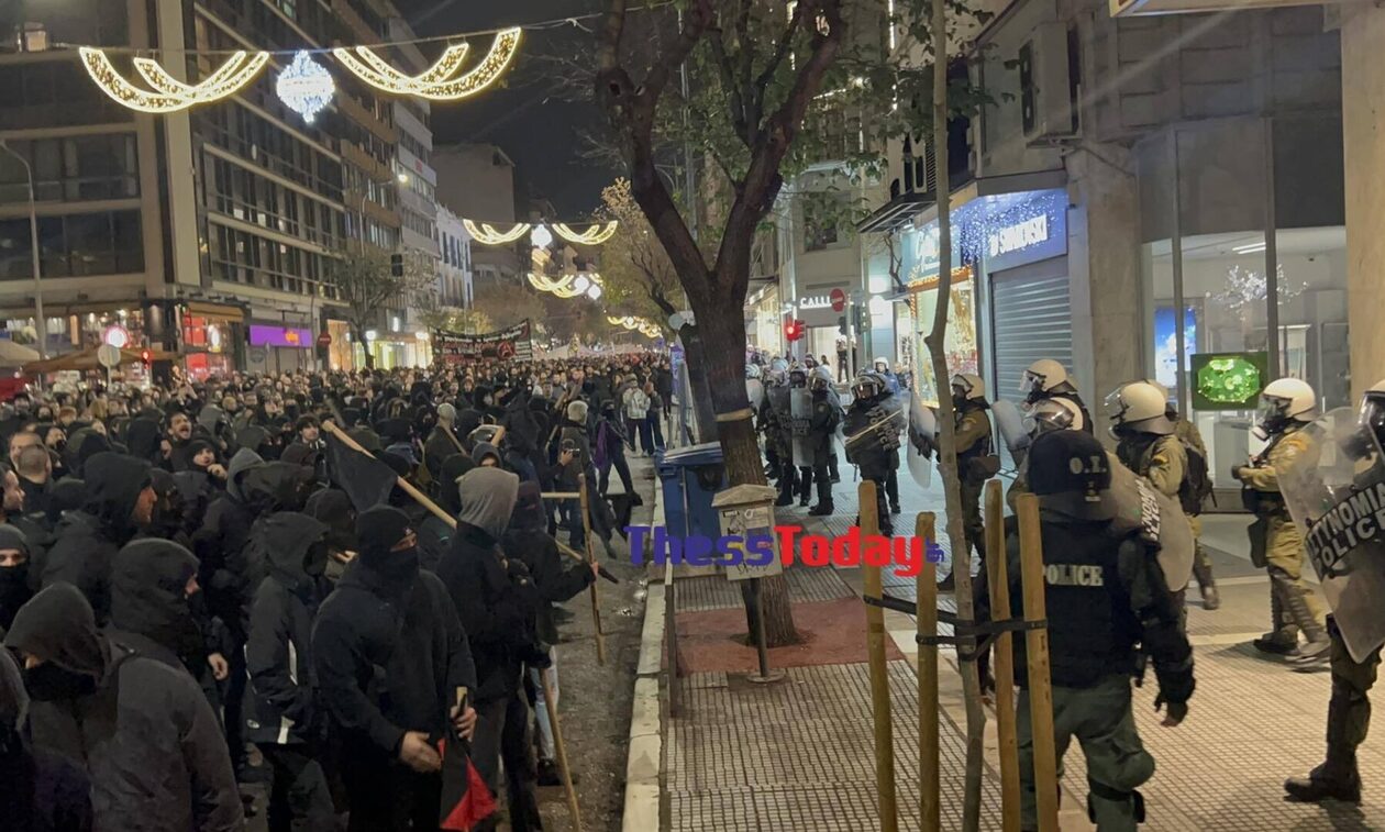 Αλέξης Γρηγορόπουλος: Επεισόδια στη Θεσσαλονίκη μετά το τέλος της πορείας