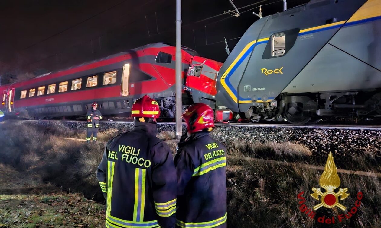 Σύγκρουση αμαξοστοιχιών στην Ιταλία: Δεν έχει αναφερθεί σοβαρός τραυματισμός
