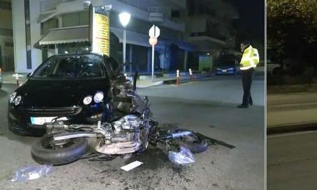 Tροχαίο στο Ίλιoν: Ένας νεκρός και ένας τραυματίας από σύγκρουση μηχανής με ΙΧ