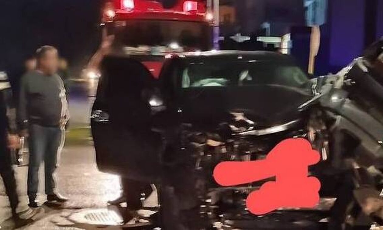 Χανιά: Μετωπική σύγκρουση δύο οχημάτων – Το ένα αυτοκίνητο τυλίχθηκε στις φλόγες