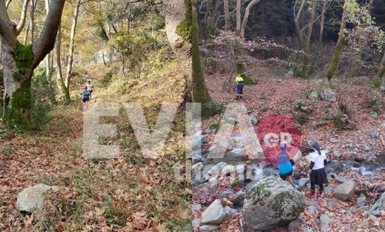 Εύβοια: Θρίλερ με περιπατητή που έπεσε σε χαράδρα – Έχει σπάσει το πόδι του