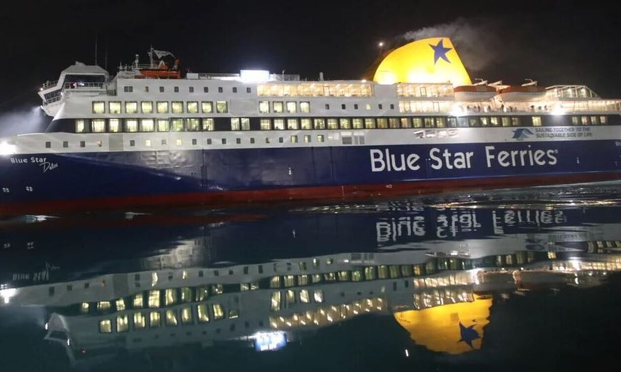 Το Blue Star Delos έκανε ποδαρικό στο λιμάνι του Πειραιά για το 2024 – Δείτε βίντεο