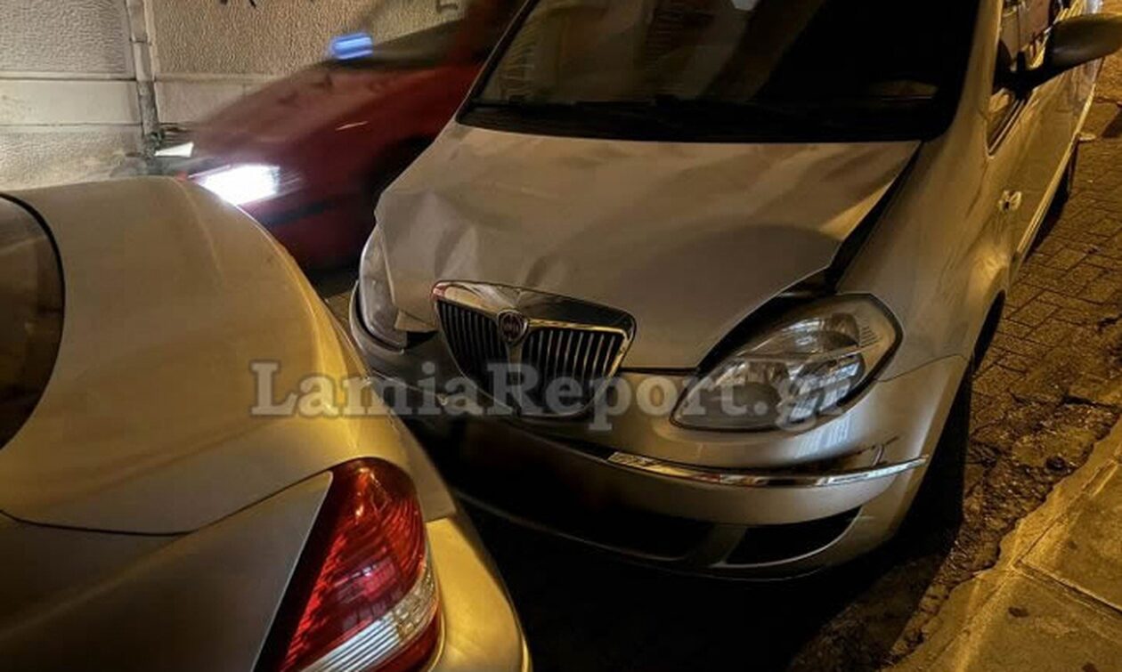 Λαμία: Παραβίασε το STOP σε κατηφόρα – Καραμπόλα με τέσσερα αυτοκίνητα