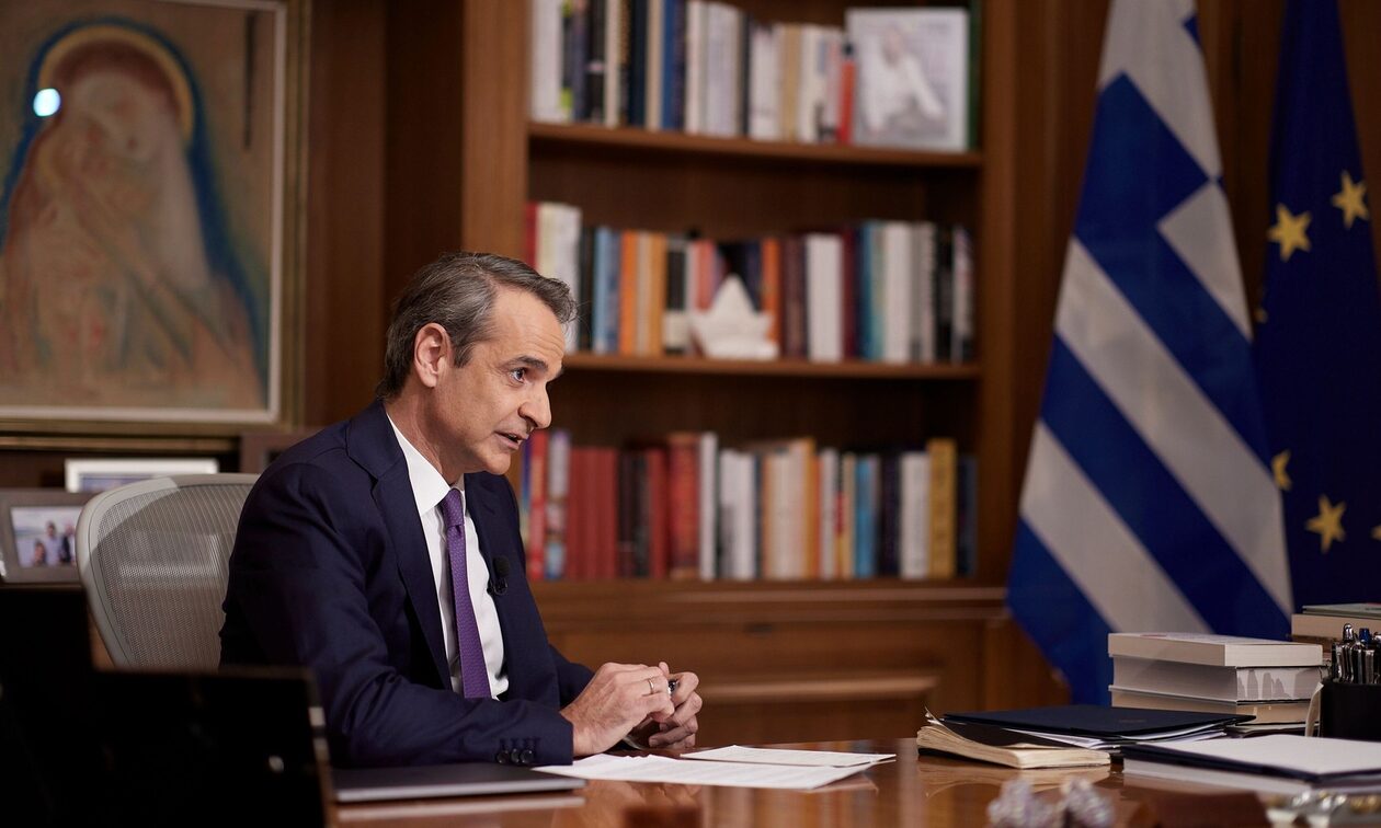 Live η μεγάλη συνέντευξη του Κυριάκου Μητσοτάκη