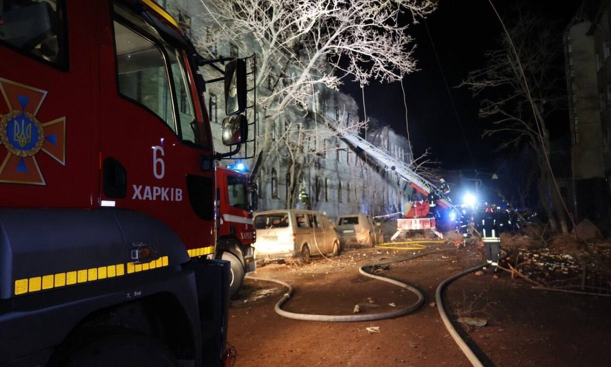 Ουκρανία: 17 τραυματίες από πυραυλικά πλήγματα της Ρωσίας στο Χάρκοβο