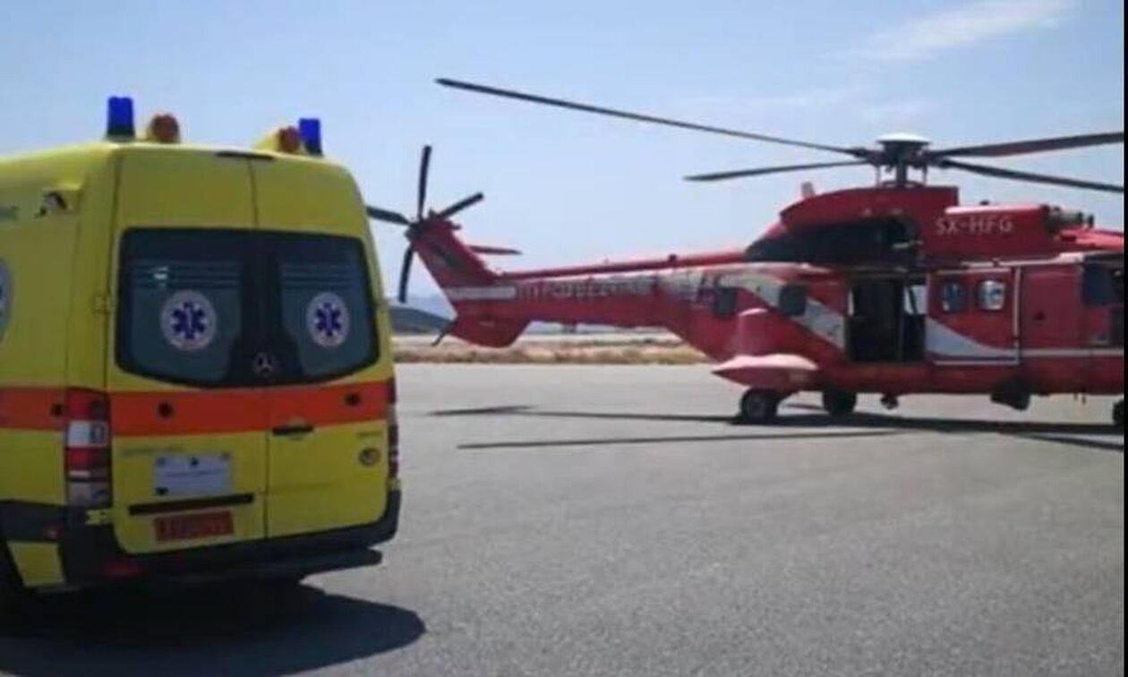 Έκτακτη αεροδιακομιδή ηλικιωμένου από την Σύρο στην Αθήνα