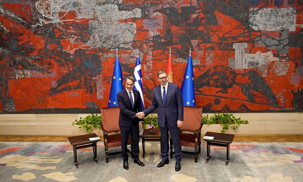 LIVE η κοινή συνέντευξη Τύπου Μητσοτάκη – Βούτσιτς από το Βελιγράδι