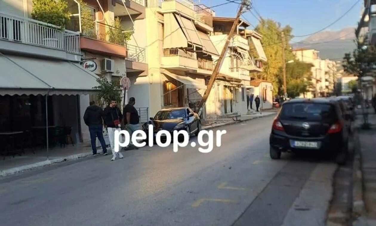 Πάτρα: Αυτοκίνητο παρέσυρε κολώνα της ΔΕΗ στα Προσφυγικά – Κίνδυνος να πέσει ανά πάσα στιγμή