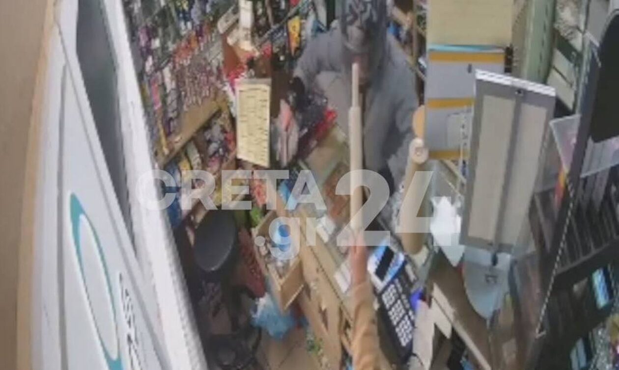 Κρήτη: Προσπάθησε να κλέψει μίνι μάρκετ με ματσέτα αλλά η ιδιοκτήτρια τον έδιωξε με… πλάστη (pics)