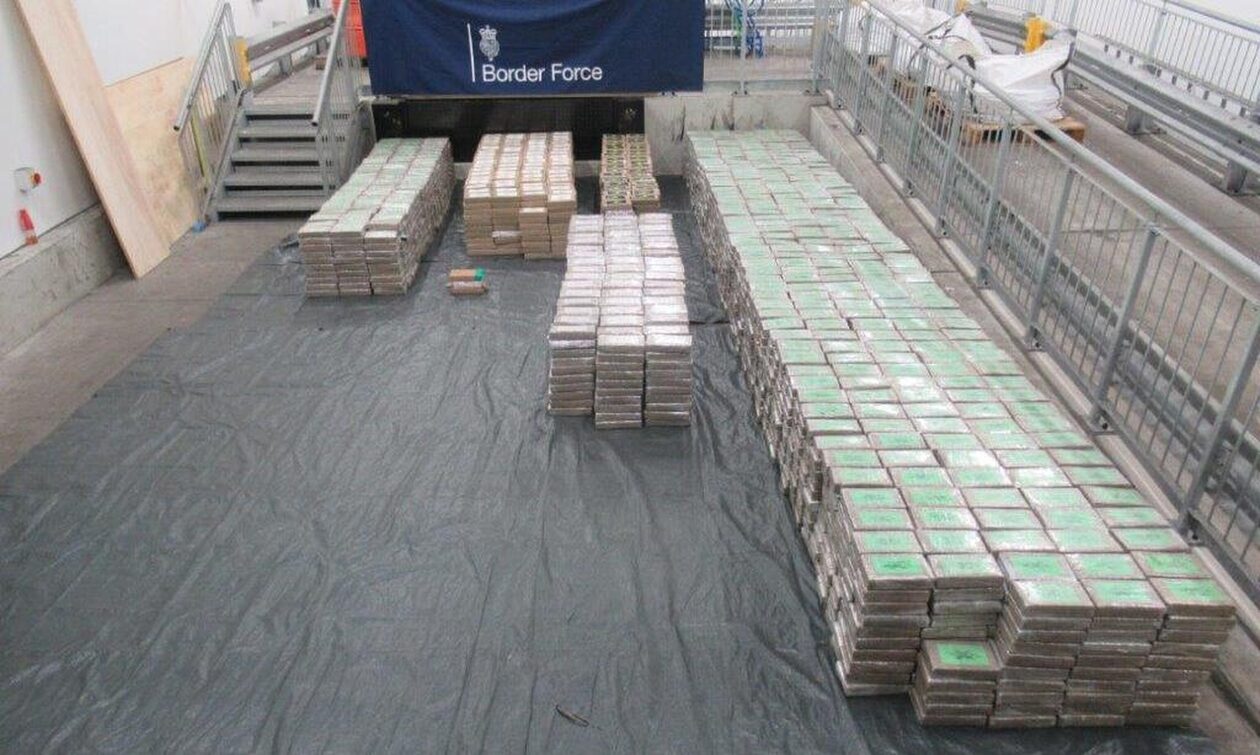Βρετανία: Κατάσχεση ποσότητας-ρεκόρ 5,7 τόνων κοκαΐνης στο Σάουθαμπτον