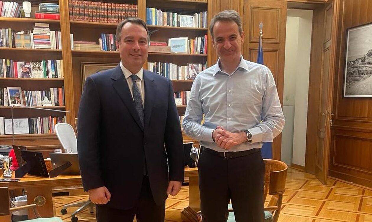 Ο βουλευτής Αιτωλοακαρνανίας, Θανάση Παπαθανάση συνάντησε τον πρωθυπουργό στο Μέγαρο Μαξίμου