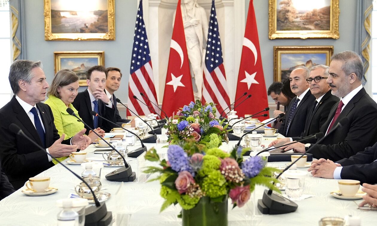 Συνάντηση Μπλίνκεν – Φιντάν: Τι συζήτησαν για ελληνοτουρκικά, εξοπλισμούς και ενέργεια