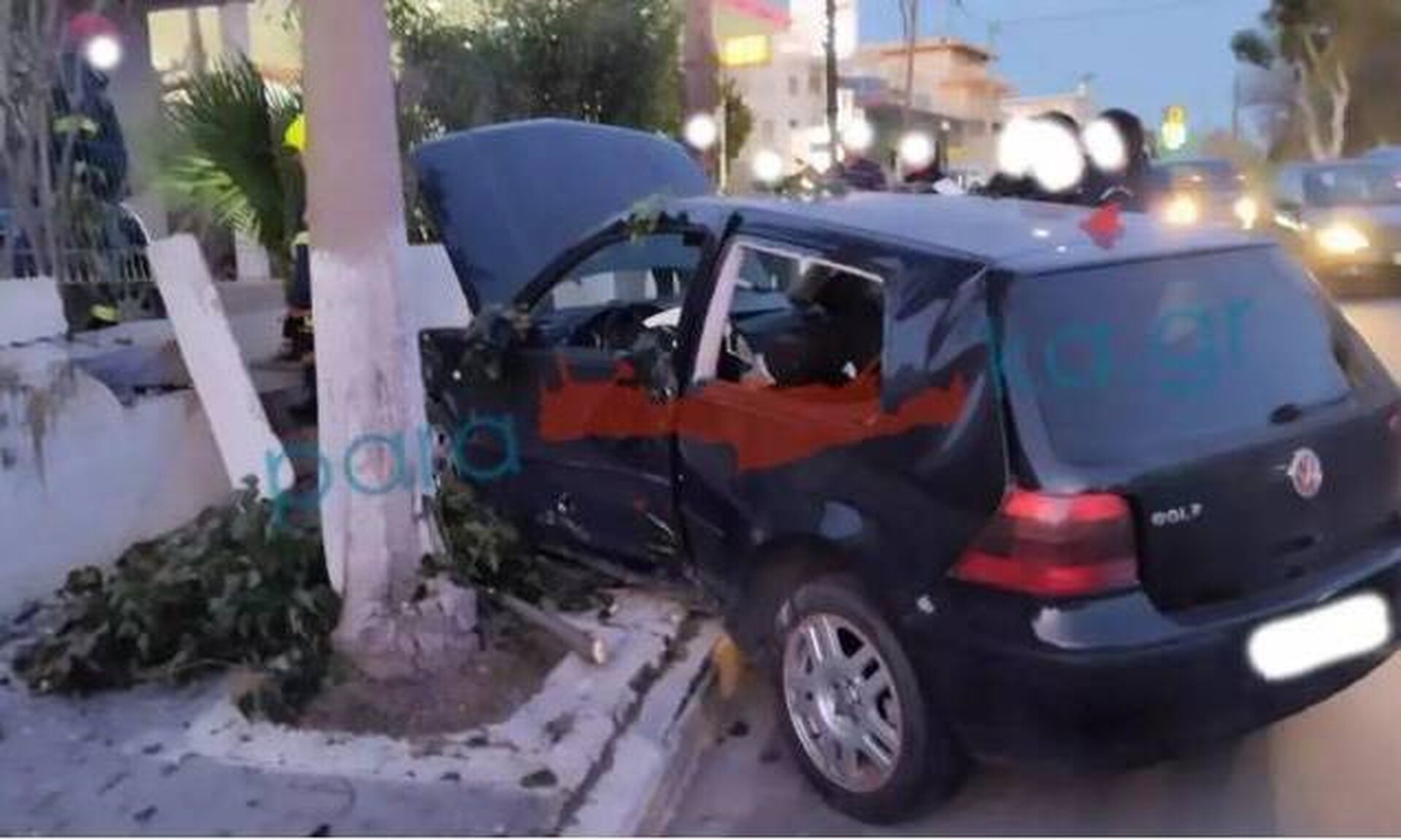 Χανιά: Στο νοσοκομείο τριμελής οικογένεια μετά από τροχαίο – Το ΙΧ τους έπεσε σε στύλο φωτισμού