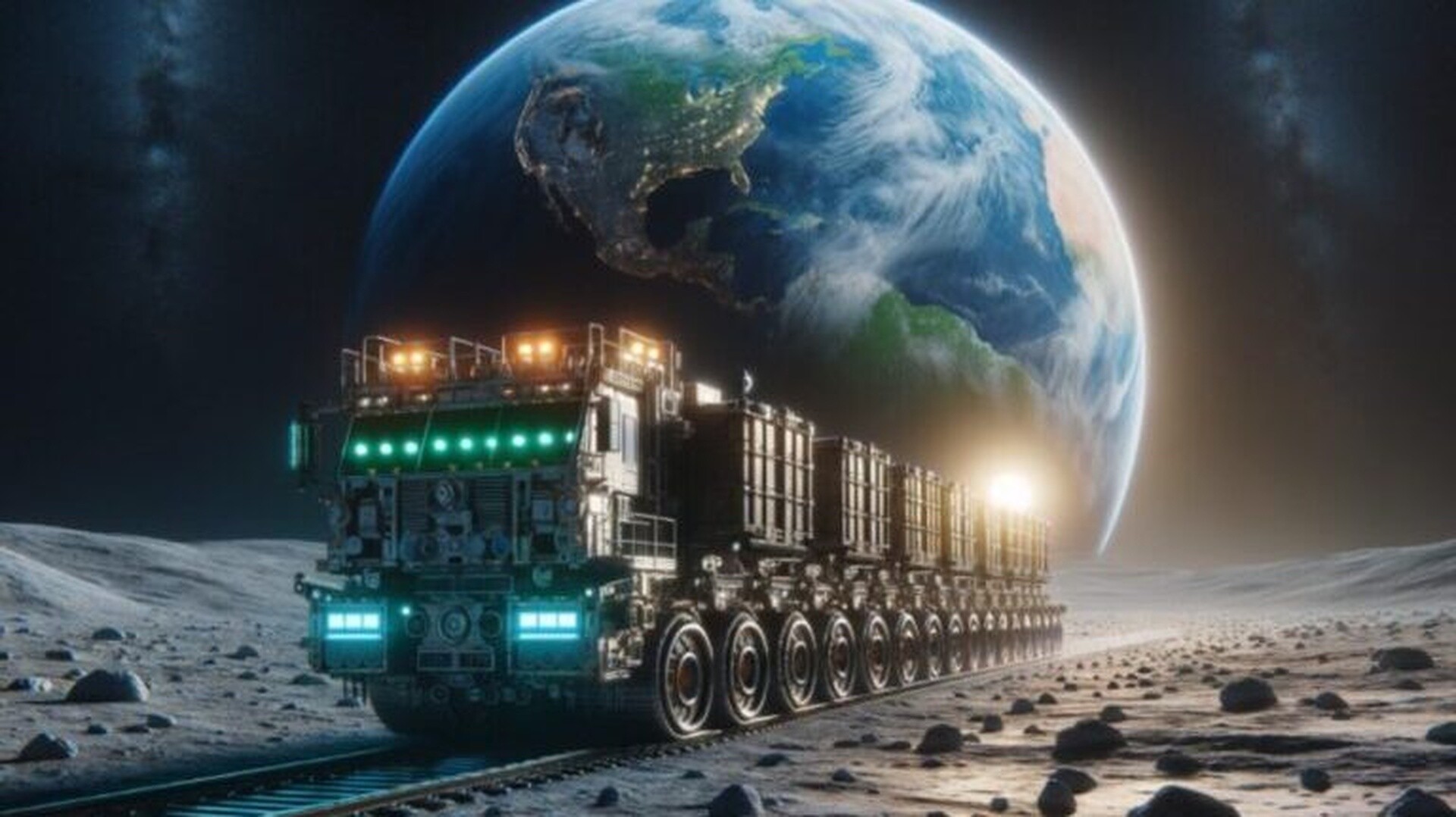 H DARPA θέλει να κατασκευάσουν σιδηρόδρομο στη Σελήνη