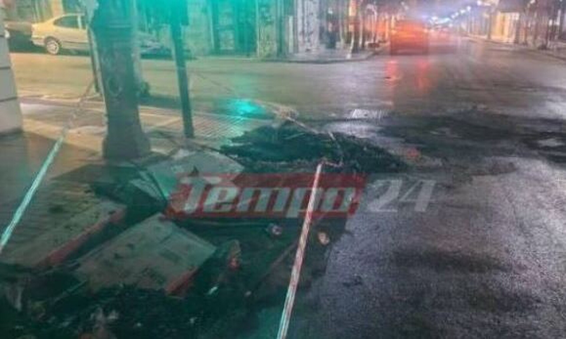 Πάτρα: Σοβαρά επεισόδια τα ξημερώματα – Φωτιές σε κάδους και κυνηγητό