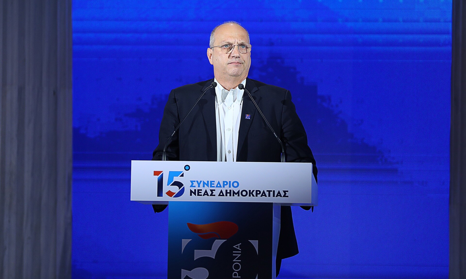 Γιάννης Οικονόμου στο συνέδριο της ΝΔ: «Το κόμμα μας είναι μαζικό γιατί ειναι ταυτοτικά ισχυρό»