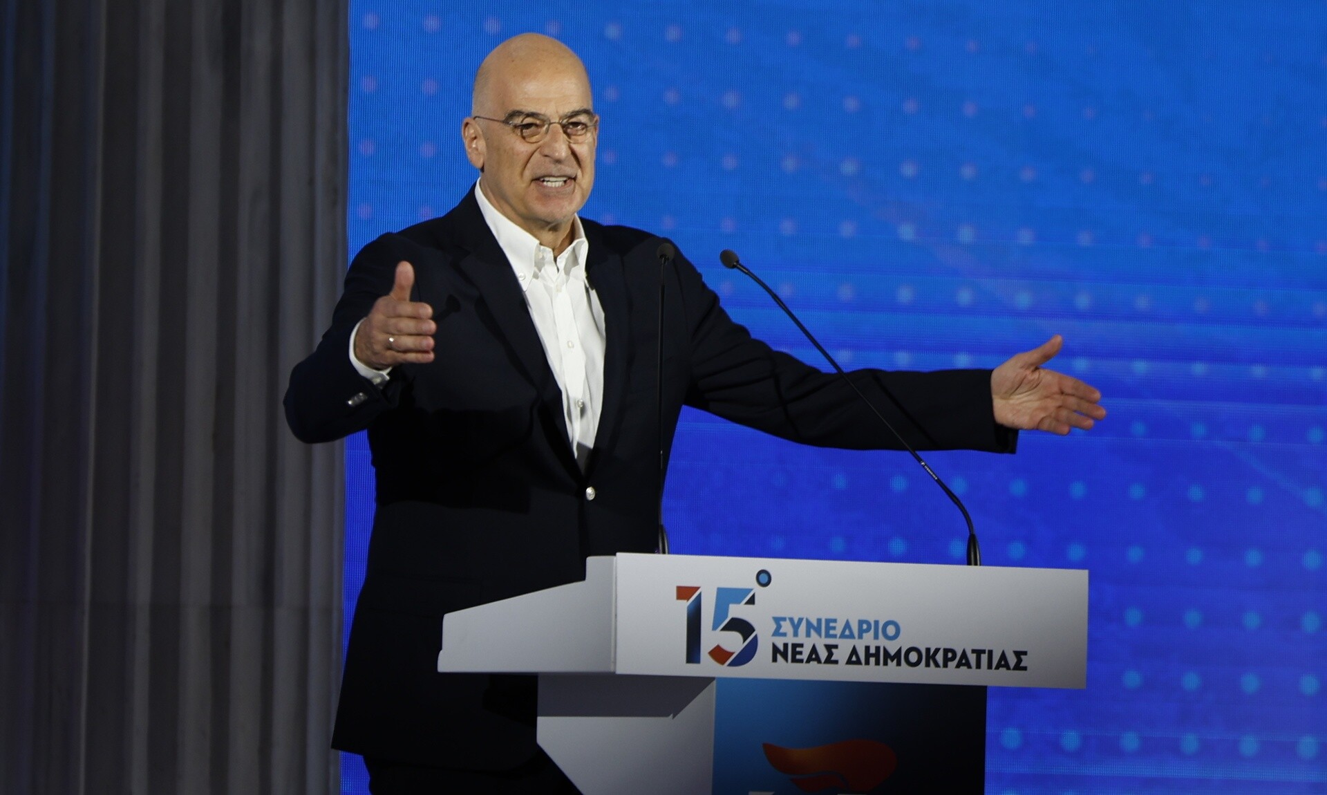 Νίκος Δένδιας στο συνέδριο της ΝΔ: «Το όραμα του Καραμανλή είναι πιο επίκαιρο από ποτέ»