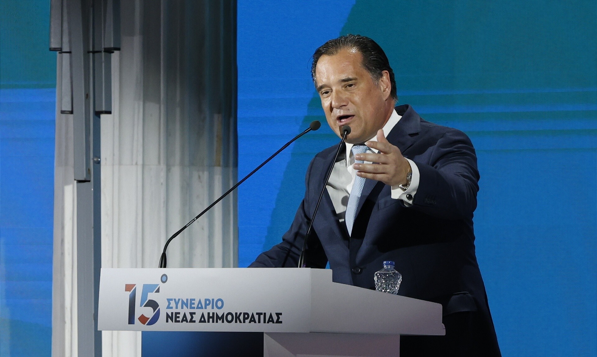 Άδωνις Γεωργιάδης στο συνέδριο της ΝΔ: «Είμαστε η παράταξη της Ευρώπης, της Ελλάδας, της πατρίδας»