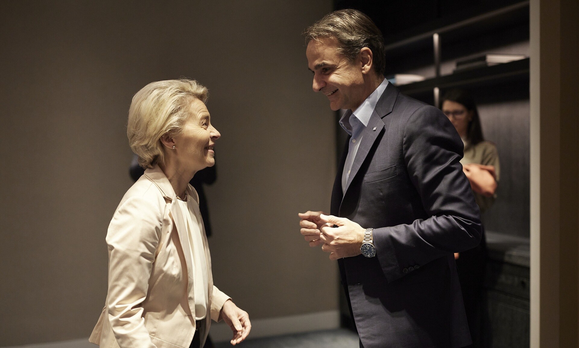 Μητσοτάκης και Ούρσουλα φον ντερ Λάιεν στο Αττικό την Κυριακή