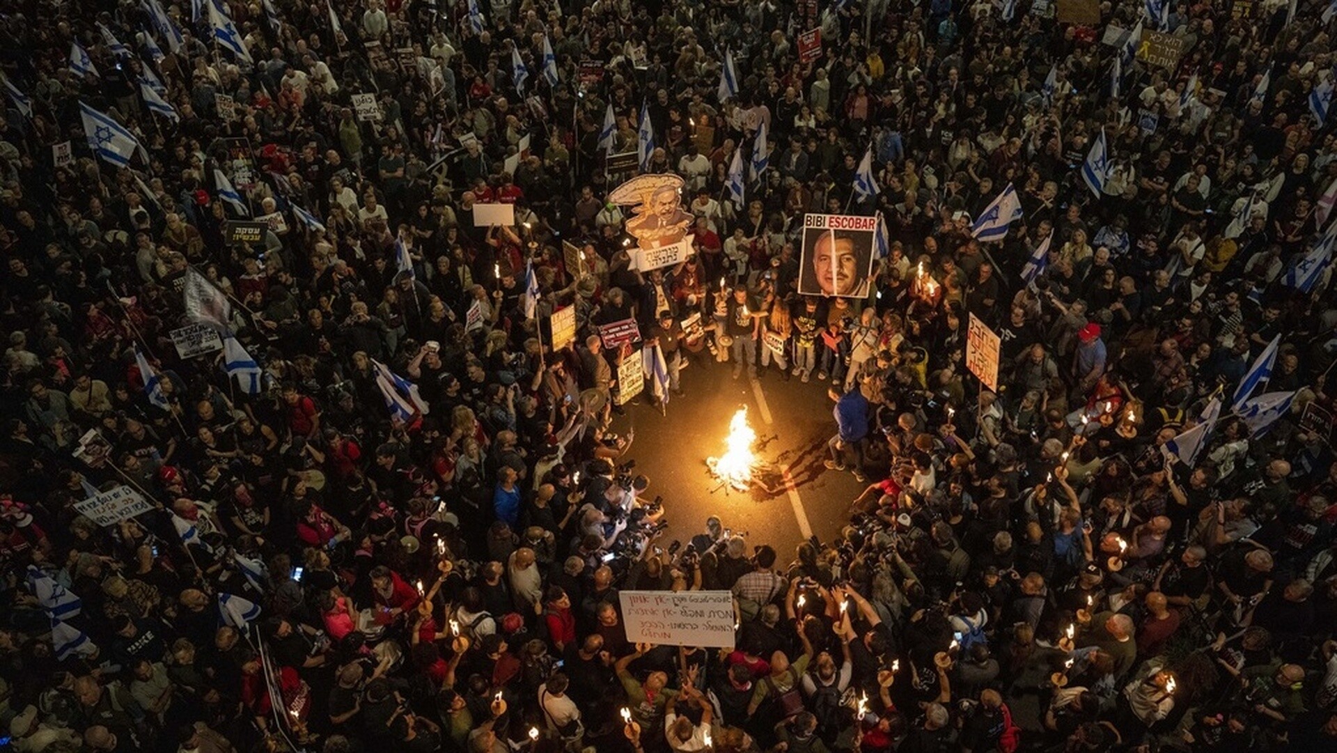 Έξι μήνες πολέμου στο Ισραήλ: Ογκώδεις διαδηλώσεις κατά του Νετανιάχου