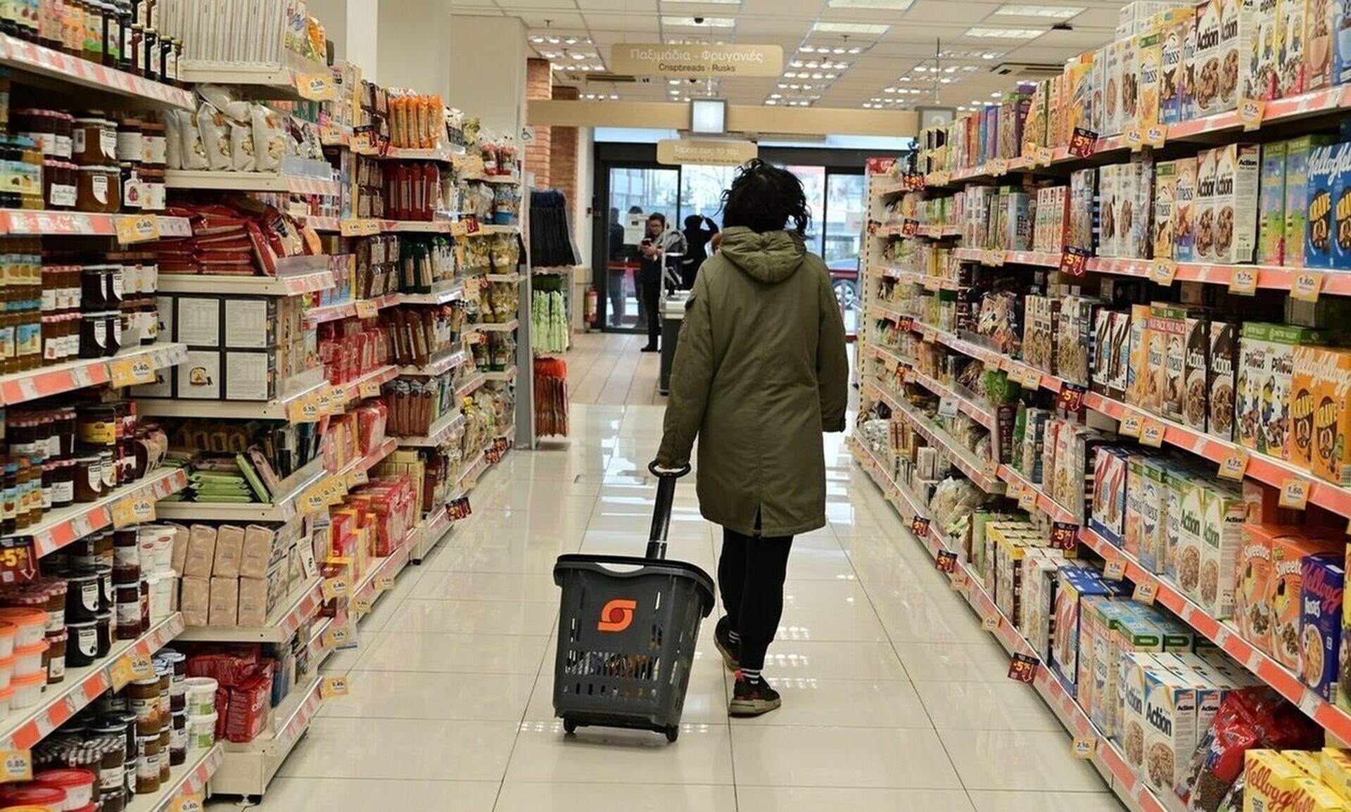 Σημαντική η αποκλιμάκωση του πληθωρισμού τροφίμων τον Μάρτιο