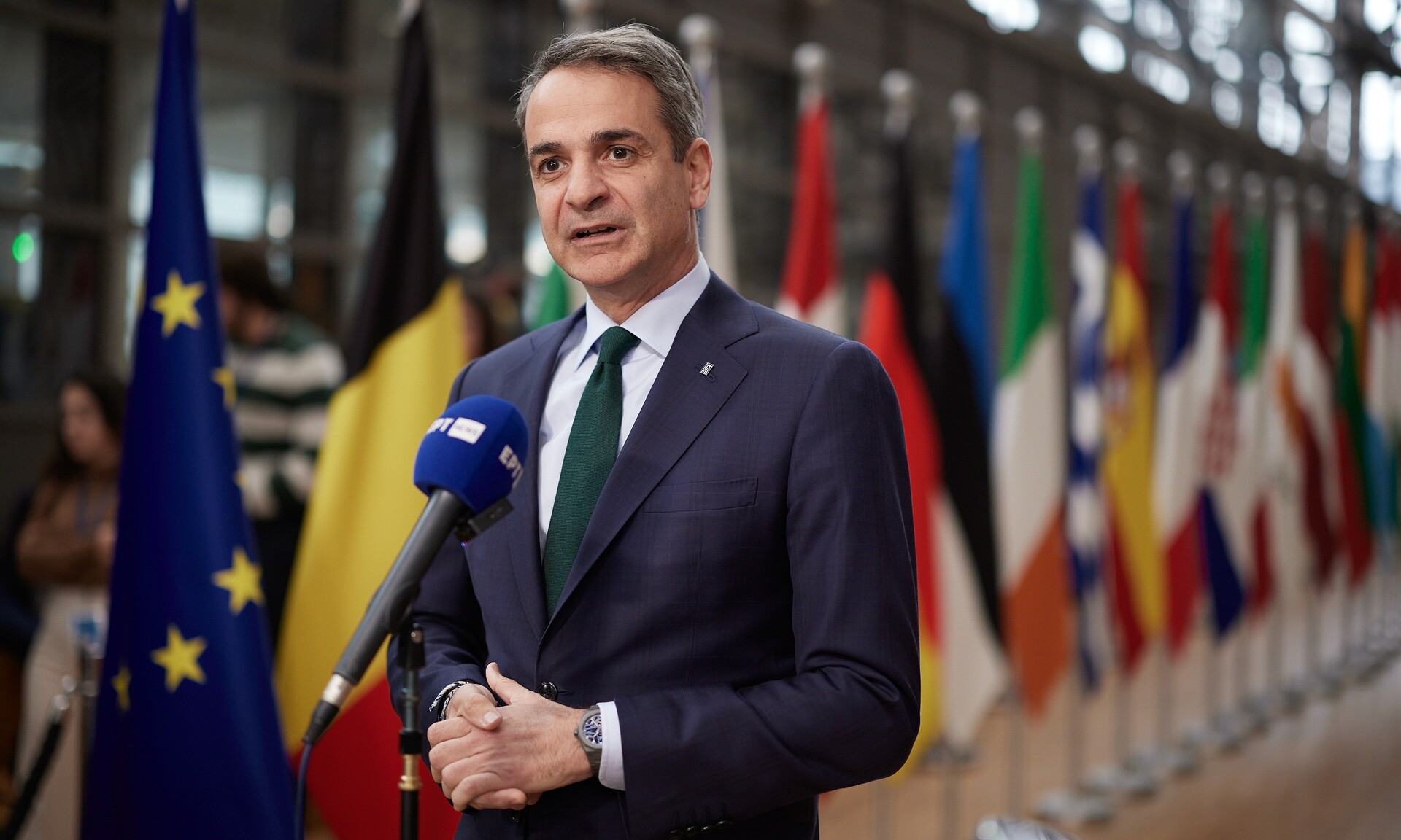 Μητσοτάκης από Βρυξέλλες: «Καταδικάζουμε απερίφραστα την επίθεση του Ιράν στο Ισραήλ»