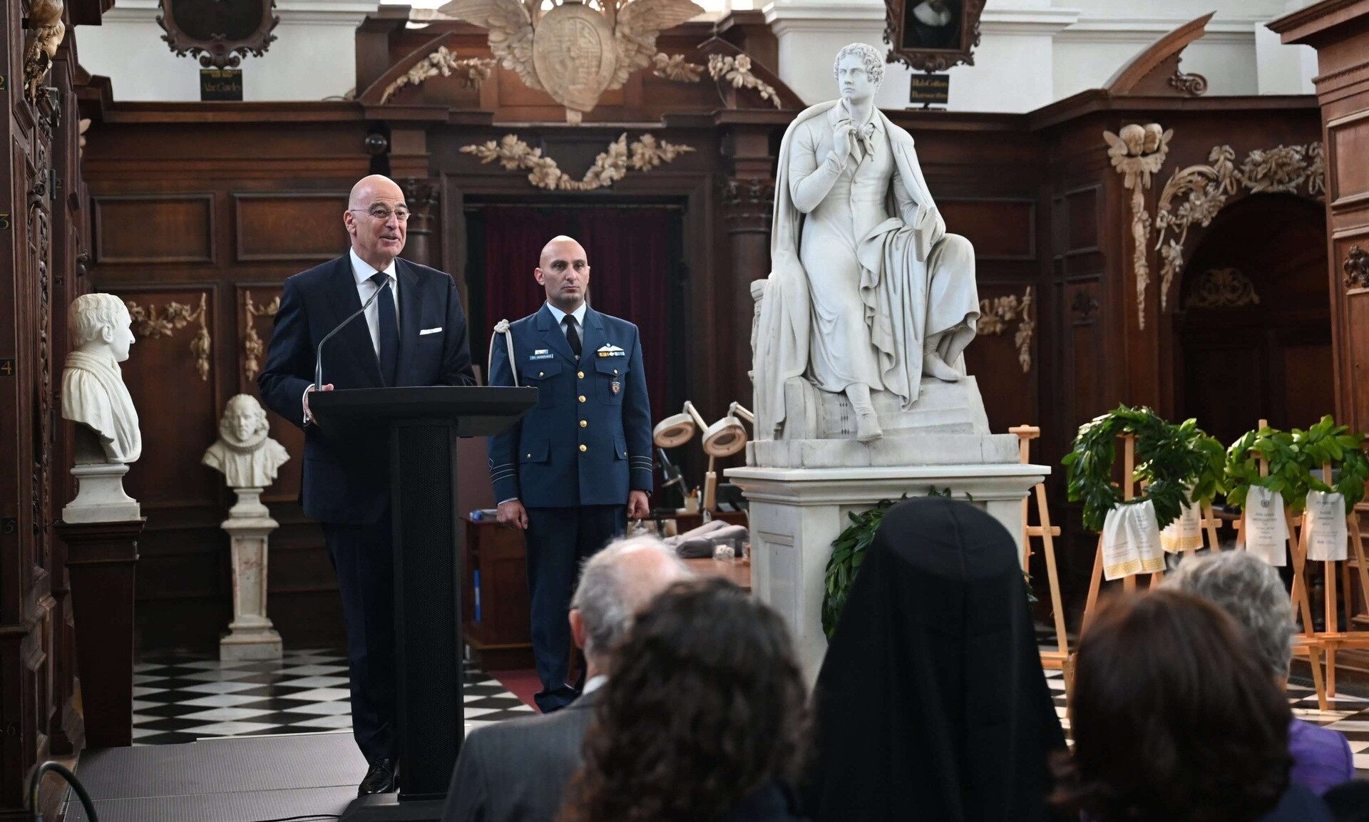 Νίκος Δένδιας: «Για εμάς τους Έλληνες ο Λόρδος Βύρων ήταν ο πιο γνωστός φιλέλληνας»