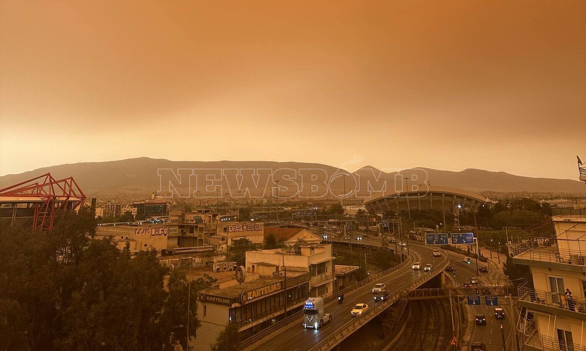 Αφρικανική σκόνη: Η NASA κατέγραψε το φαινόμενο «Minerva Red» στην Ελλάδα – 36,5 βαθμοί στην Κρήτη