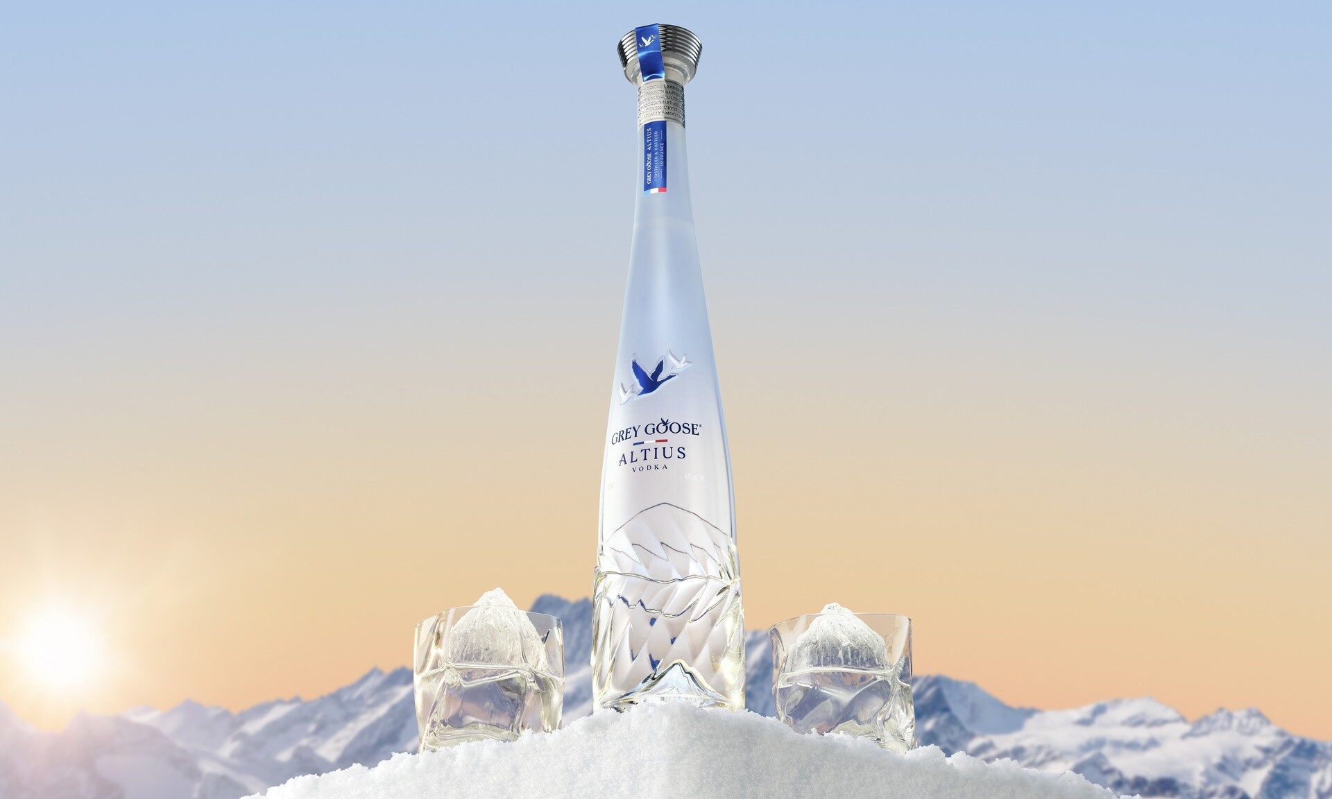 Παρουσιάζοντας την Grey Goose Altius μία νέα βότκα που αποτυπώνει τις σπάνιες αρετές των Άλπεων