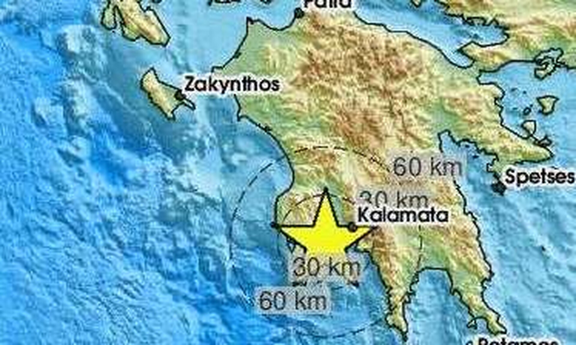 Σεισμός τώρα – Αισθητός στην Καλαμάτα