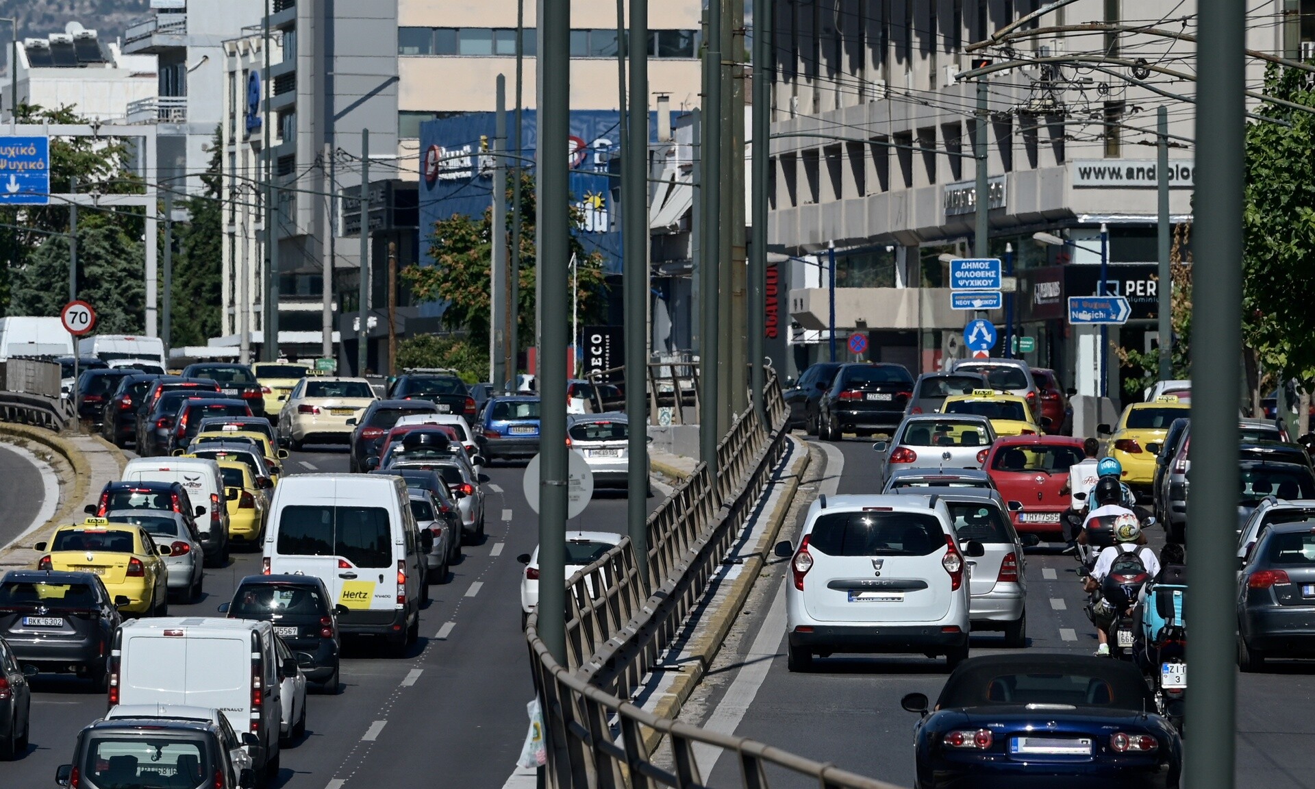 Προσοχή στη λεωφόρο Κηφισίας από σήμερα: Κυκλοφοριακές ρυθμίσεις έως τα τέλη Ιουνίου