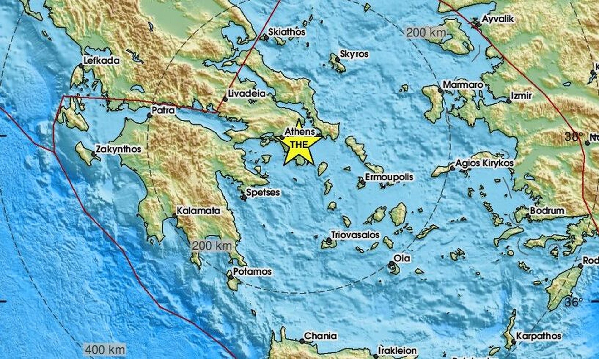 Έξι σεισμοί τα ξημερώματα στην Αττική – Τι κατέγραψε το Γεωδυναμικό Ινστιτούτο