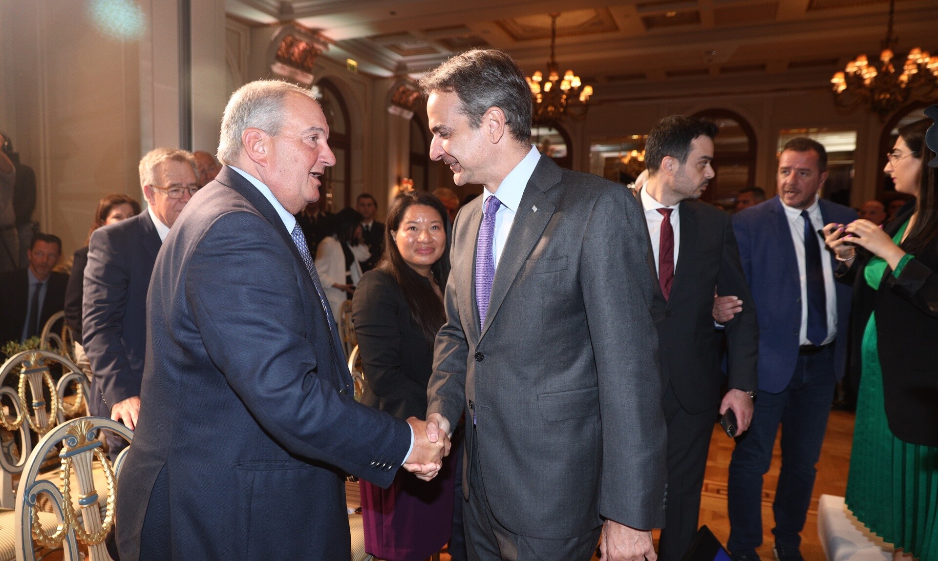 Πού συναντήθηκαν Κυριάκος Μητσοτάκης και Κώστας Καραμανλής