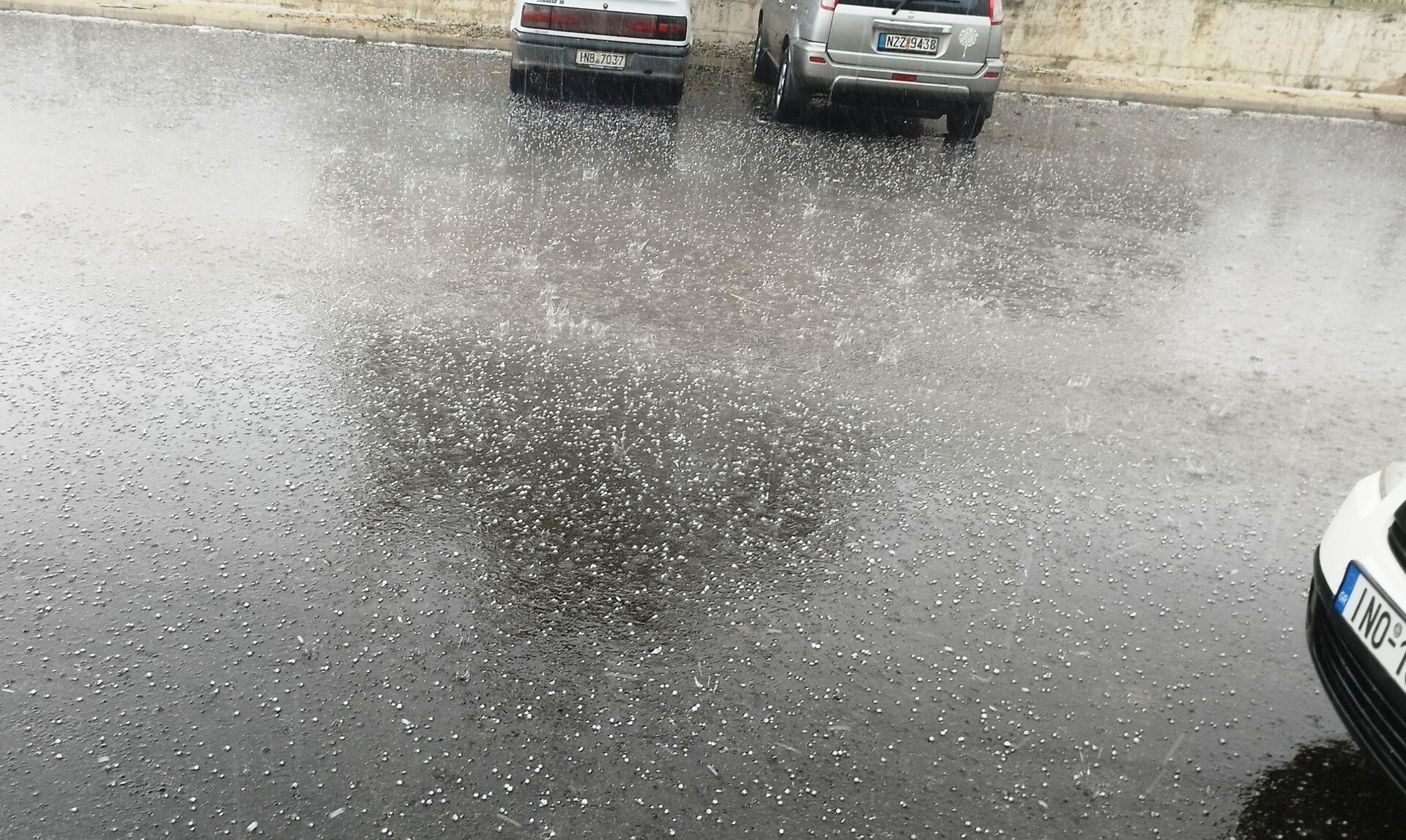 Χτύπησε και τα Ιωάννινα η χαλαζόπτωση