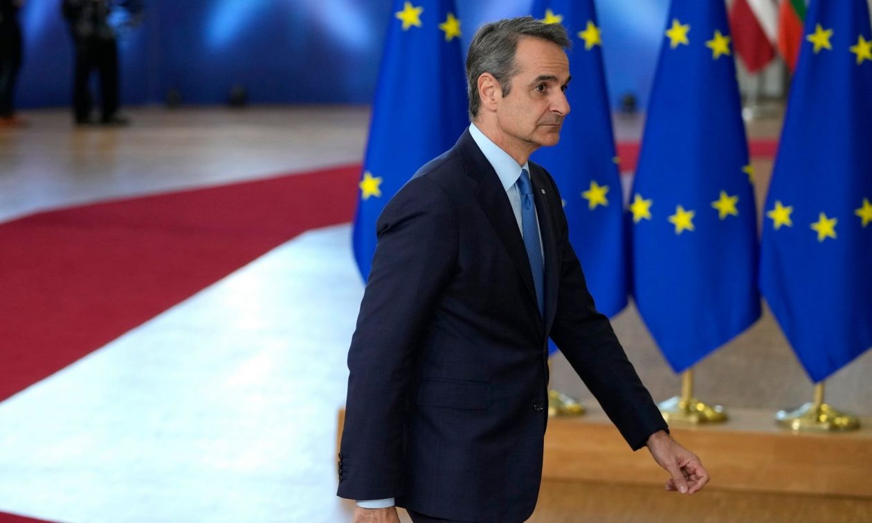 Στις Βρυξέλλες για τη σύνοδο κορυφής της ΕΕ ο Κυριάκος Μητσοτάκης